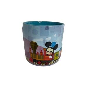 Disney Parks Joey Chou Magic Kingdom Train Orange Bird Ceramic 5" Planter NEW